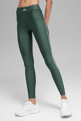 Airlift High-Waist Suit Up Legging - Clover Green/White