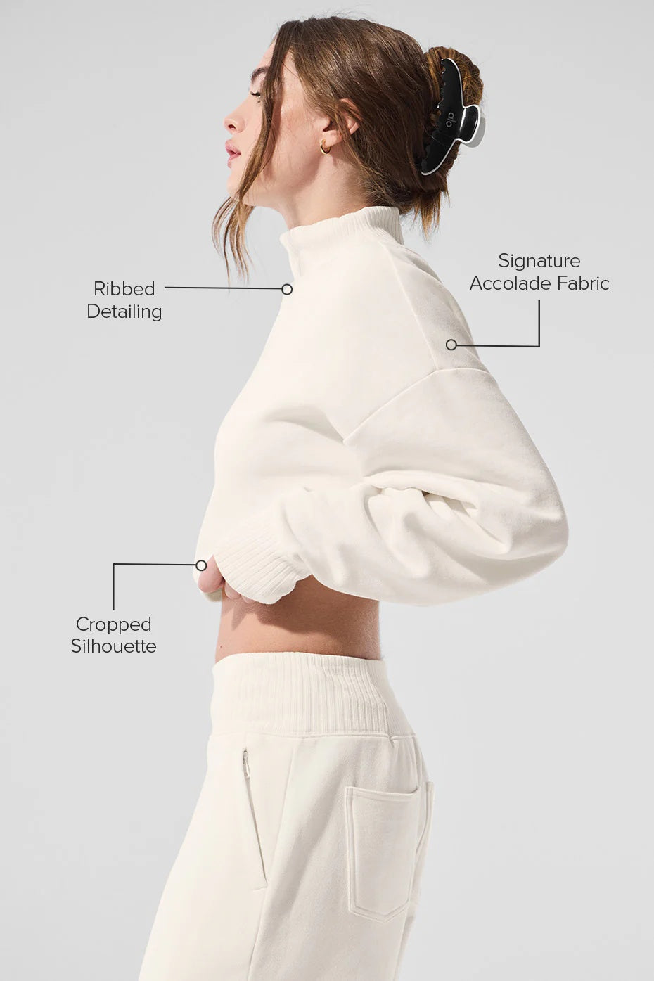 Cropped Serenity Coverup - Ivory