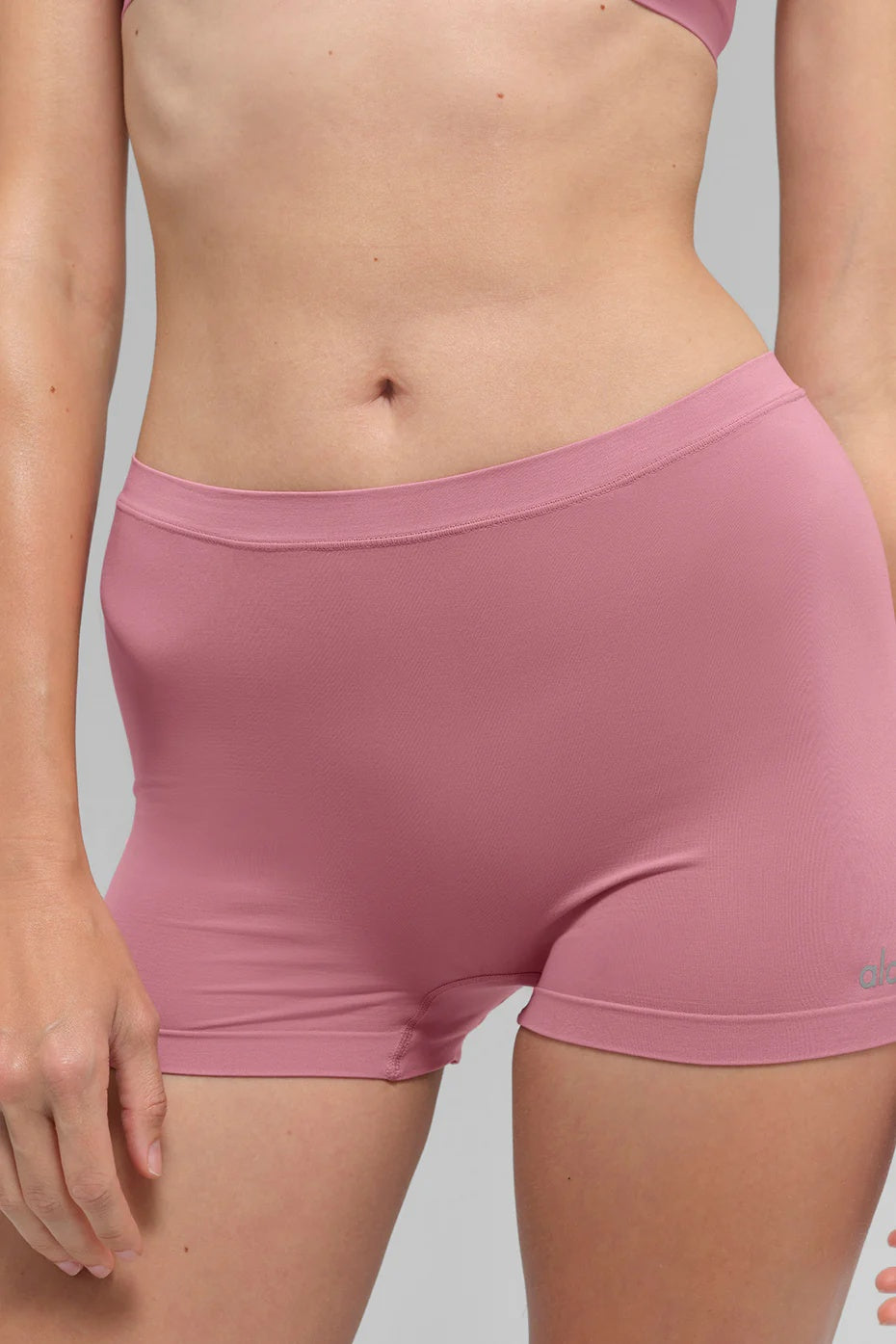 Sheer Glow Boyshort - Pink Wild Rose