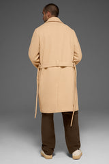 Wool Gameday Overcoat - Camel