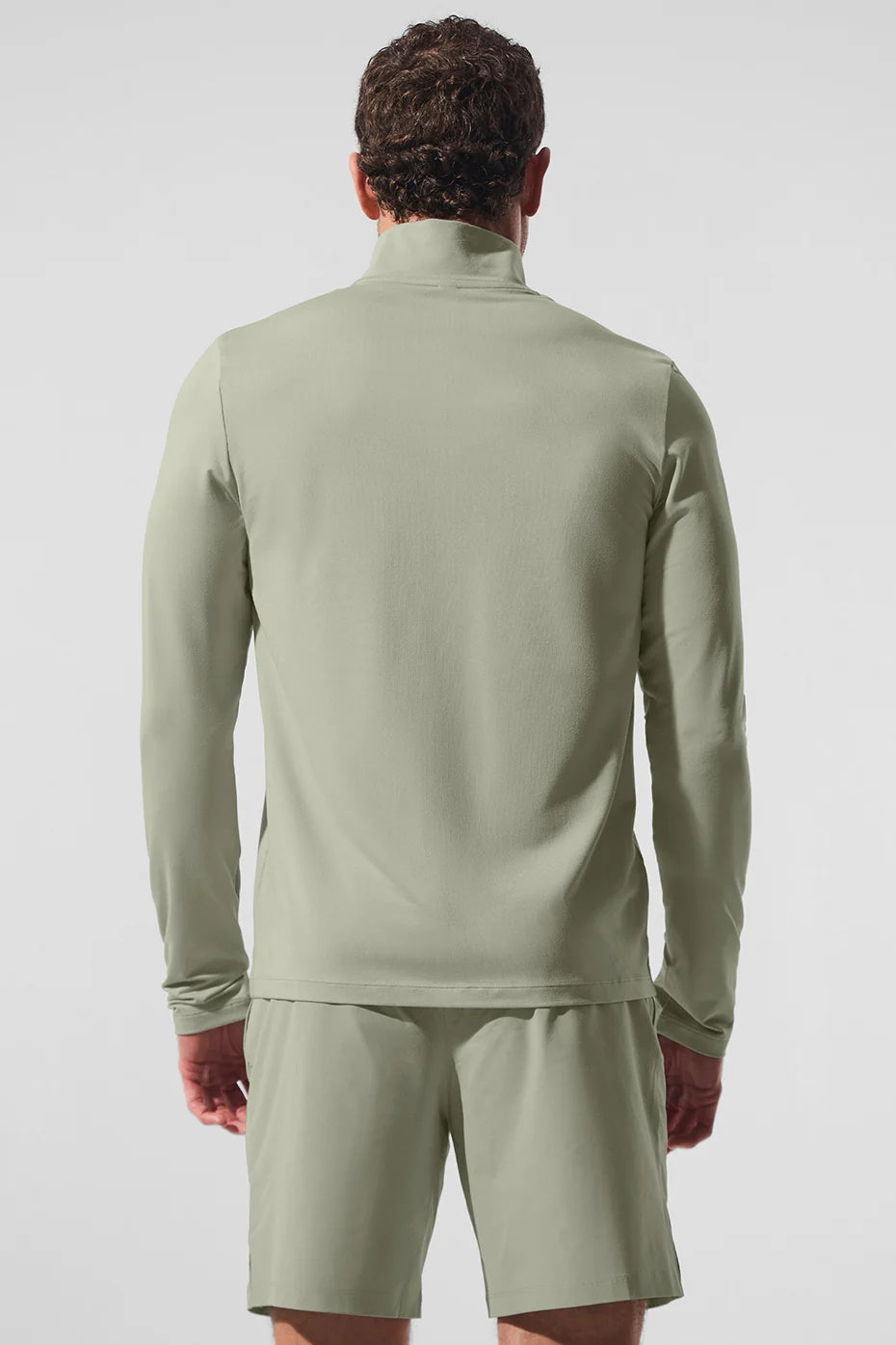 Conquer 1/4 Zip Reform Long Sleeve - Limestone