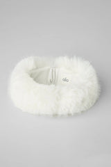 Opulent Faux Fur Wintersun Headband - Ivory
