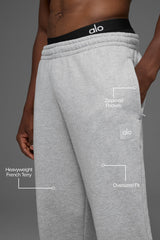 Cuffed Renown Heavy Weight Sweatpant - Athletic Heather Grey