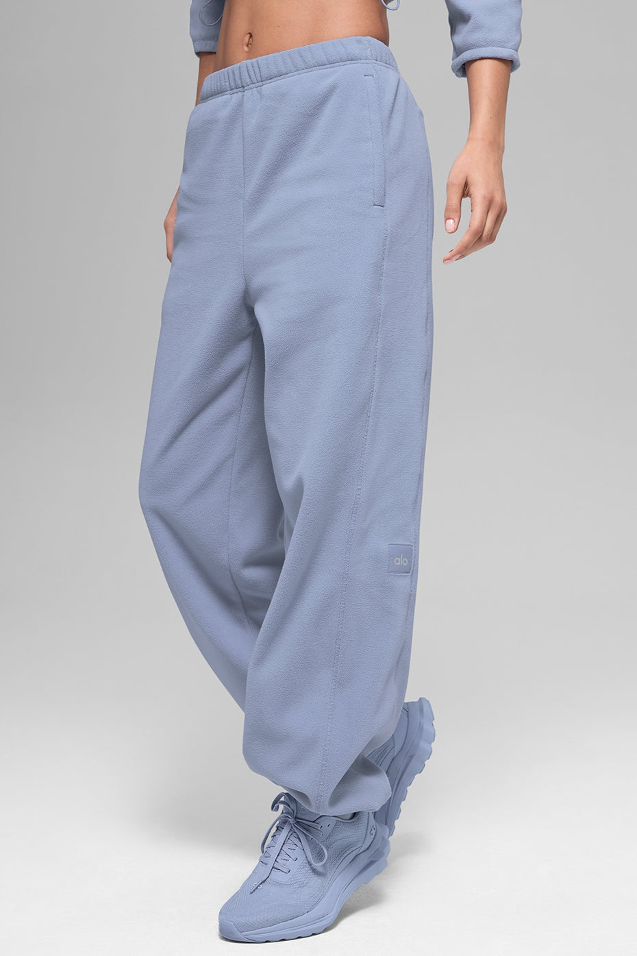 Polar Fleece High-Waist Retreat Jogger - Winter Frost