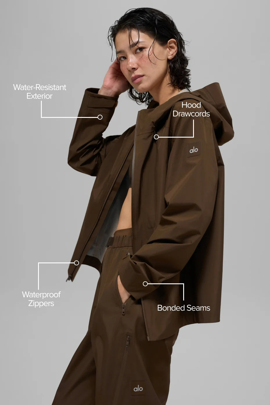 Alpha Shell Jacket - Espresso