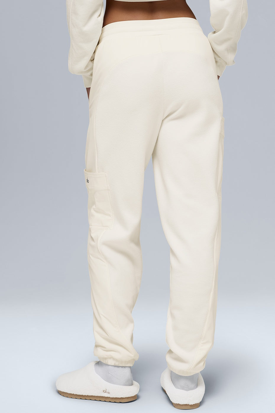 Polar Fleece Wintry Mix Pant - Ivory