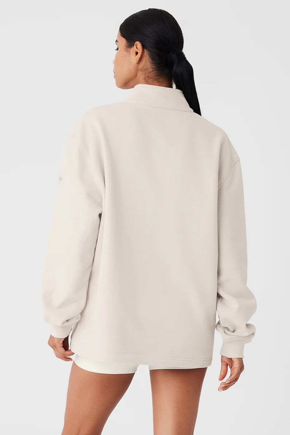 Renown Heavy Weight 1/4 Zip - Bone