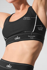 Airlift Suit Up Bra - Black/White