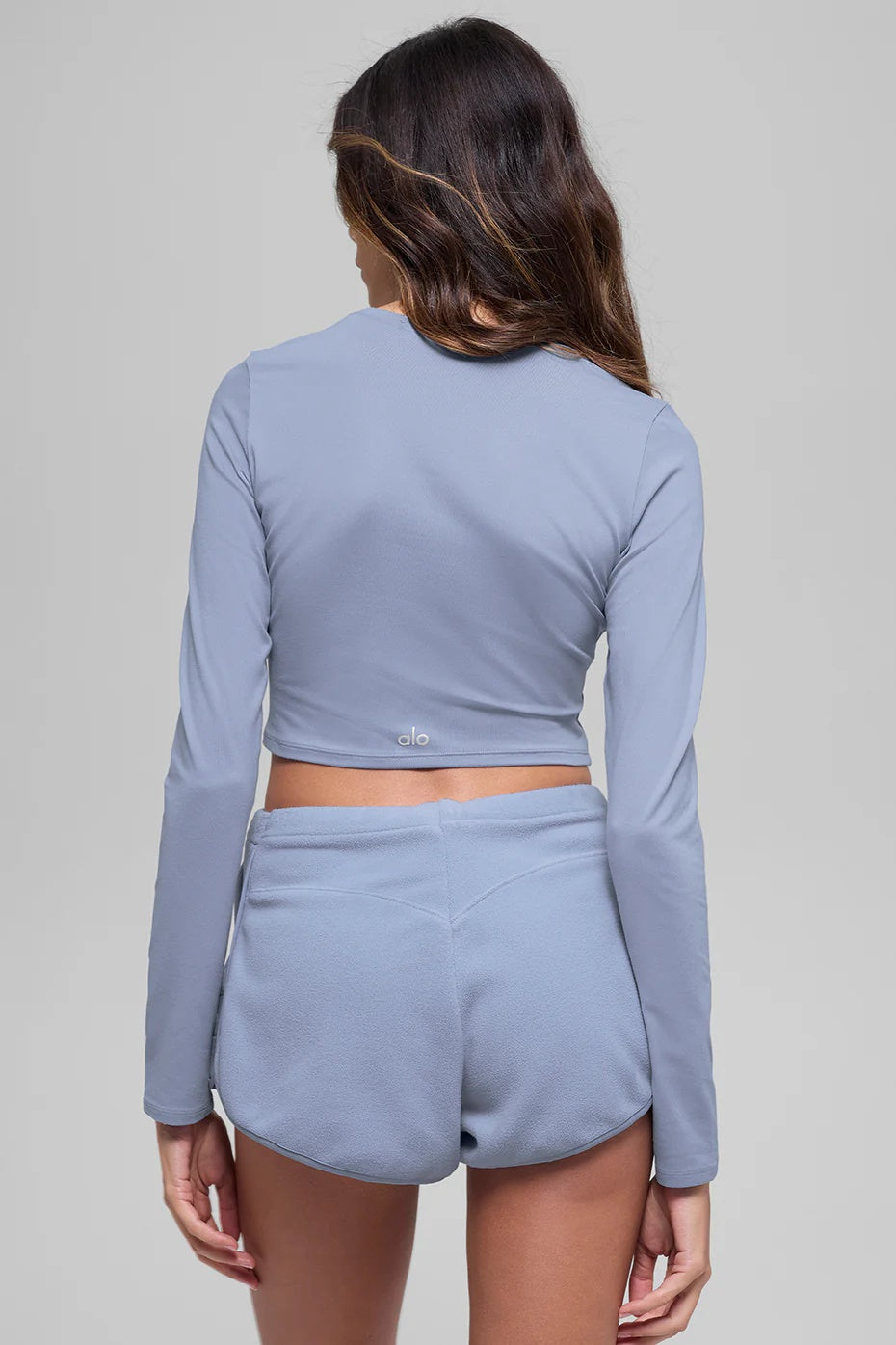 Alosoft Crop Finesse Long Sleeve - Winter Frost