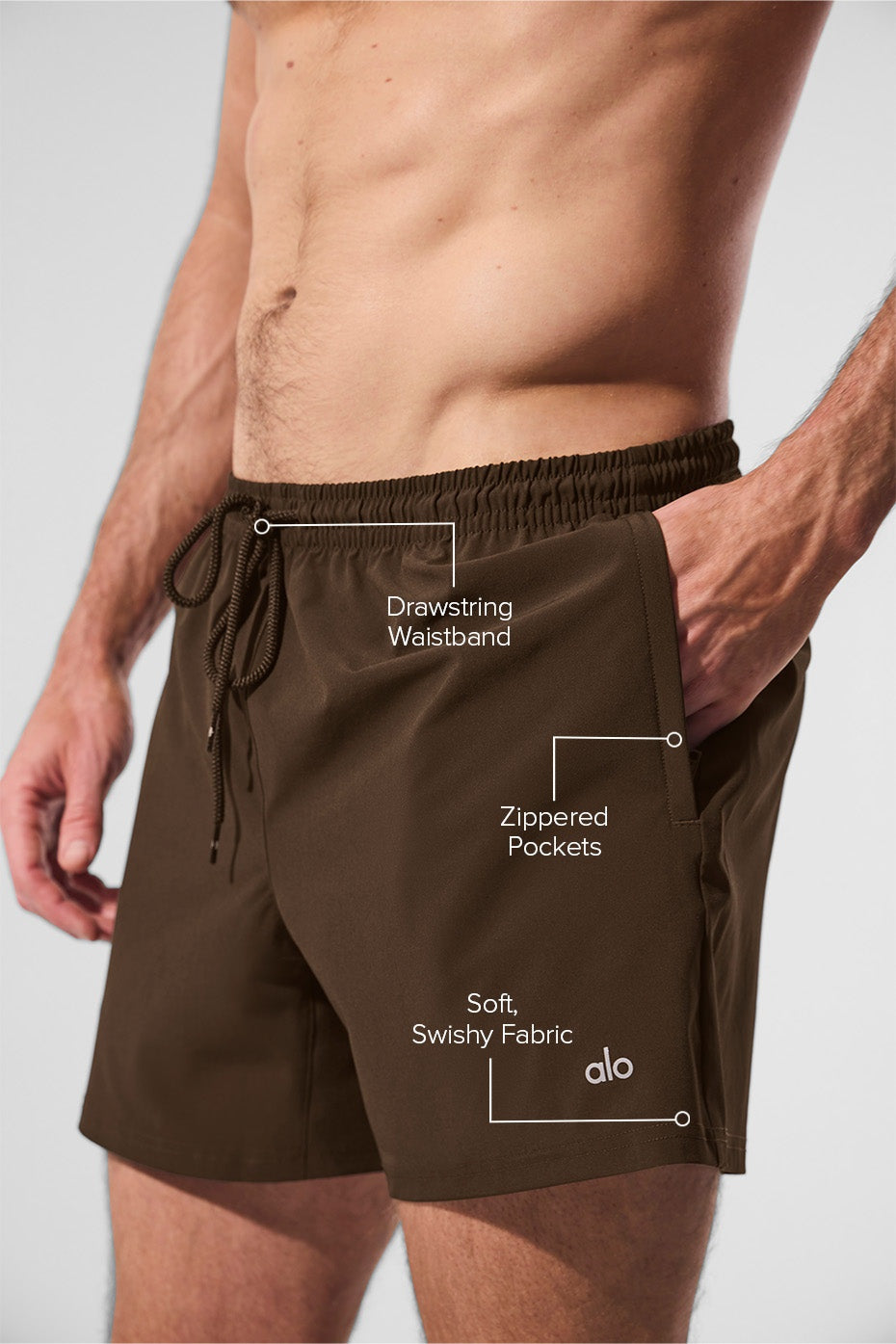 5" Circuit Short - Espresso