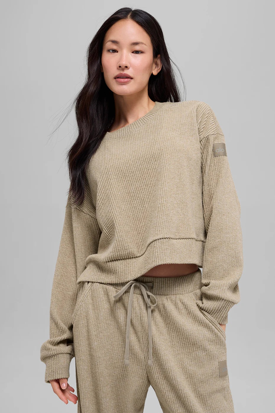 Muse Crew Neck Pullover - Gravel Heather