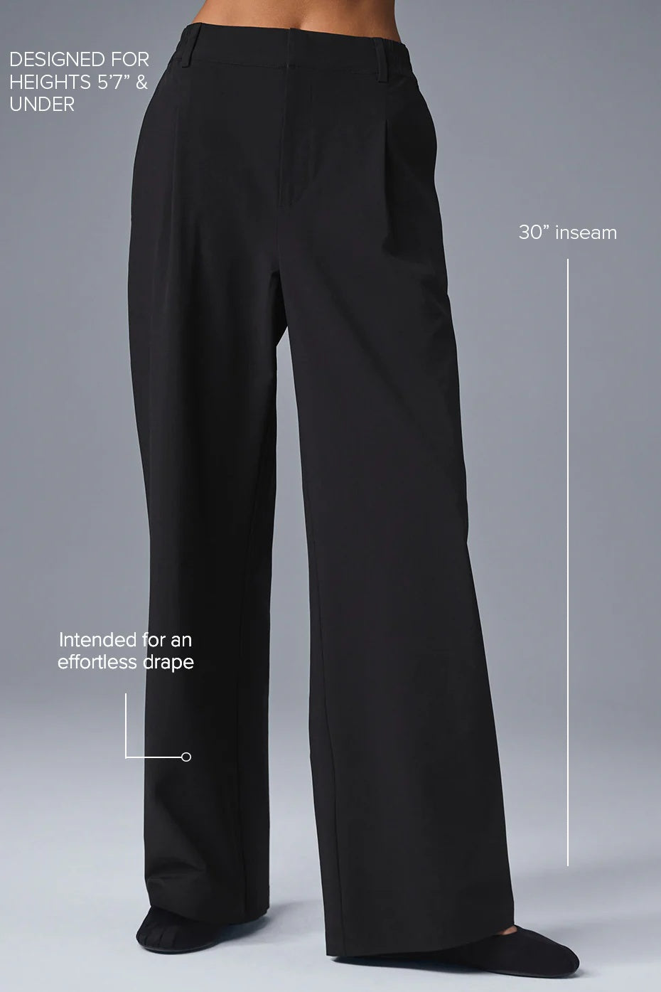 High-Waist Pursuit Trouser (Regular) - Black