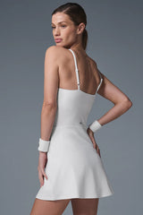 Alosoft Courtside Tennis Dress - White