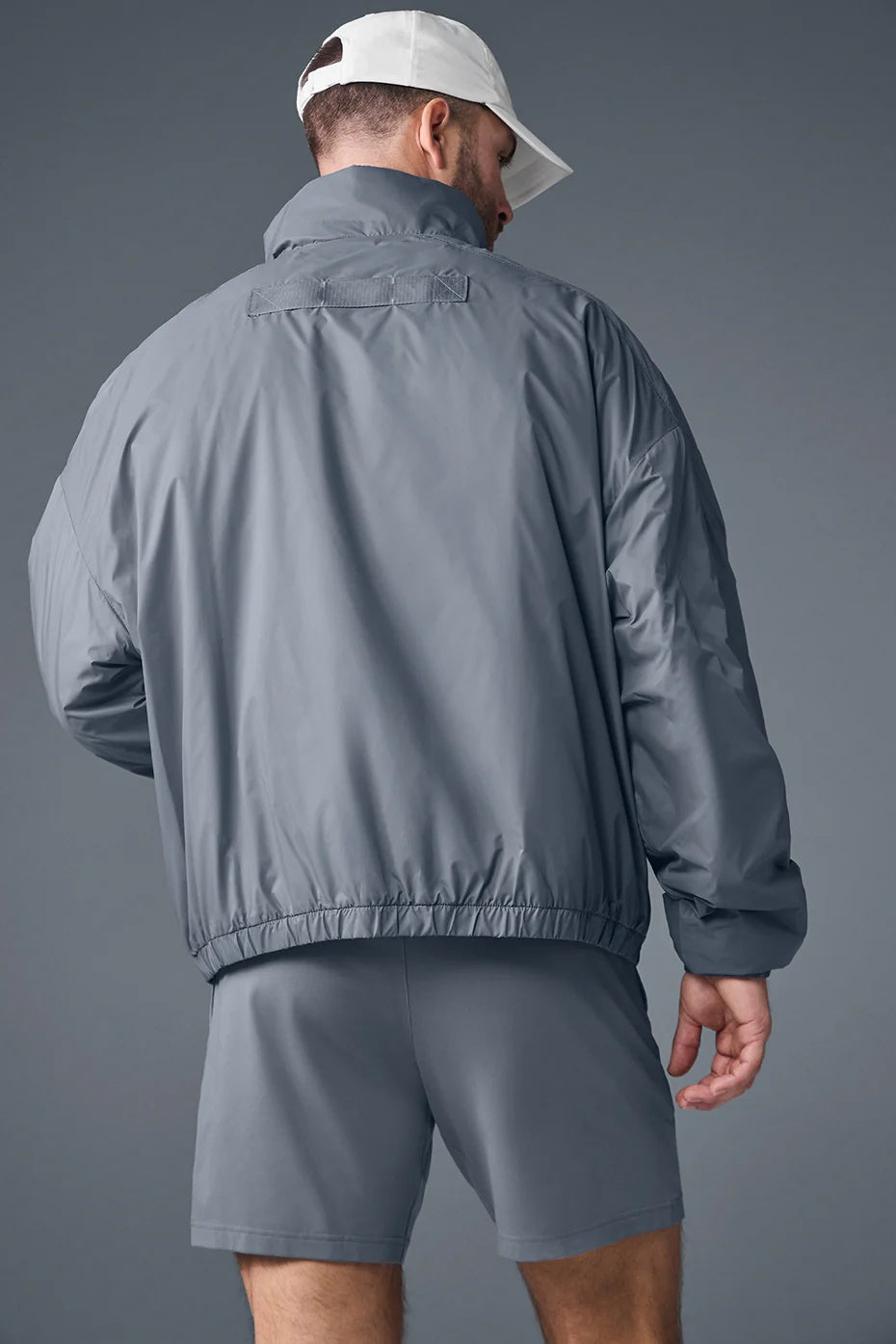 Latitude Light Weight 1/2 Zip Pullover Jacket - Steel Grey