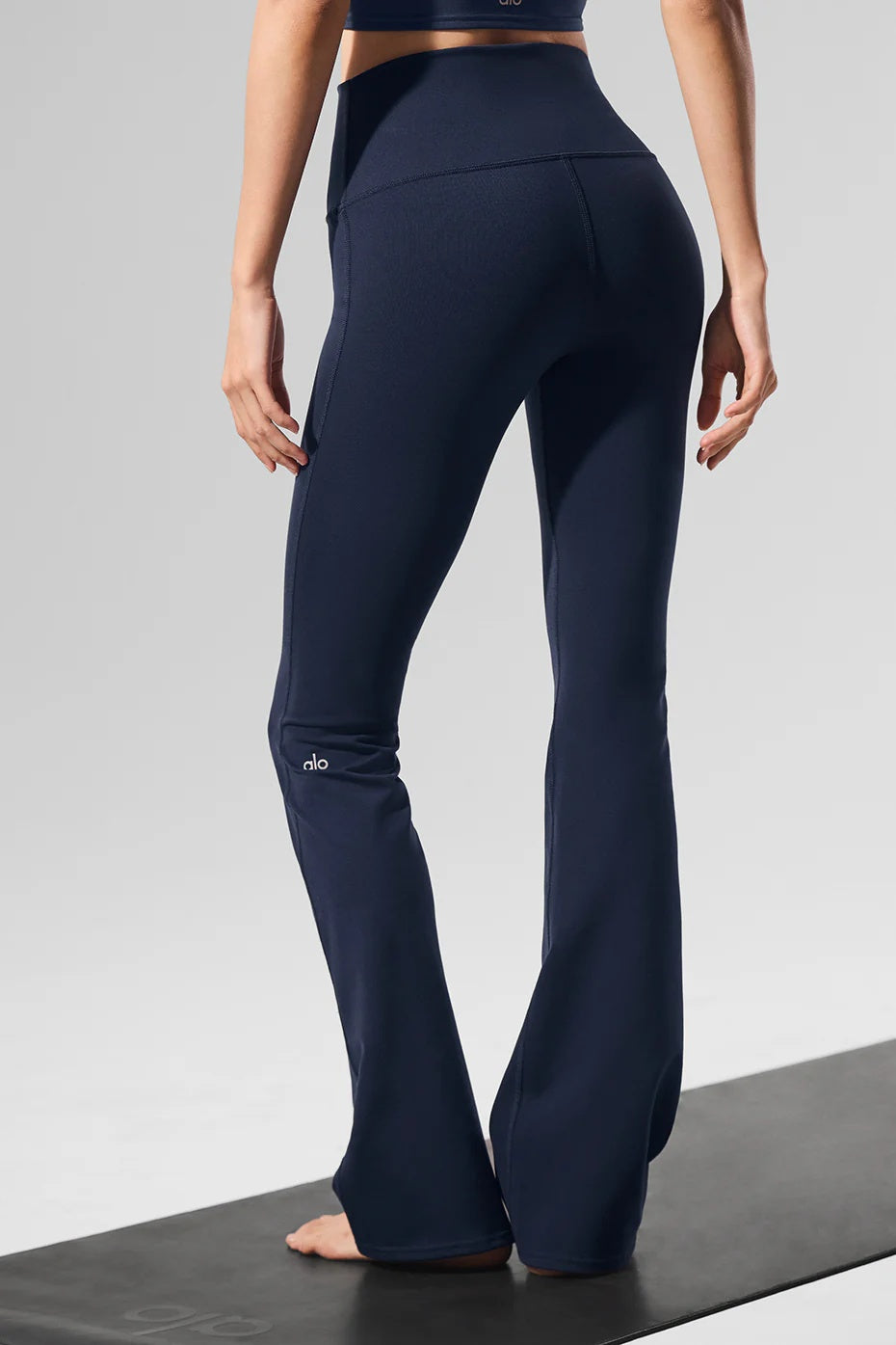 Airbrush High-Waist Bootcut Legging - Navy
