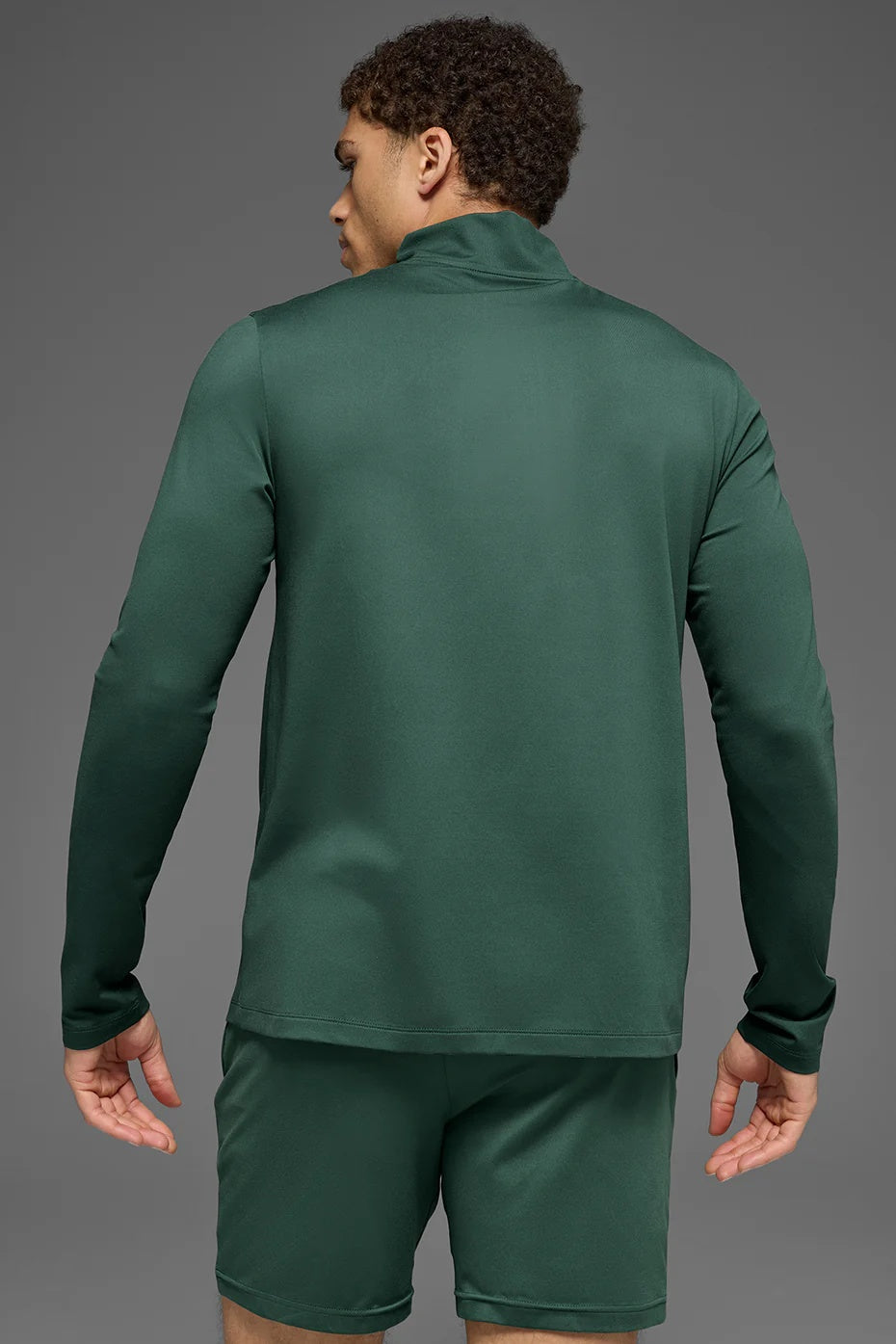 Conquer 1/4 Zip Reform Long Sleeve - Clover Green