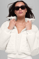 Sherpa Edge Bomber - Ivory