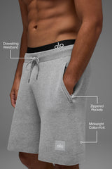 7" Sports Club Sweater Knit Short - Athletic Heather Grey