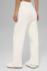 Scholar Straight Leg Sweatpant - Ivory