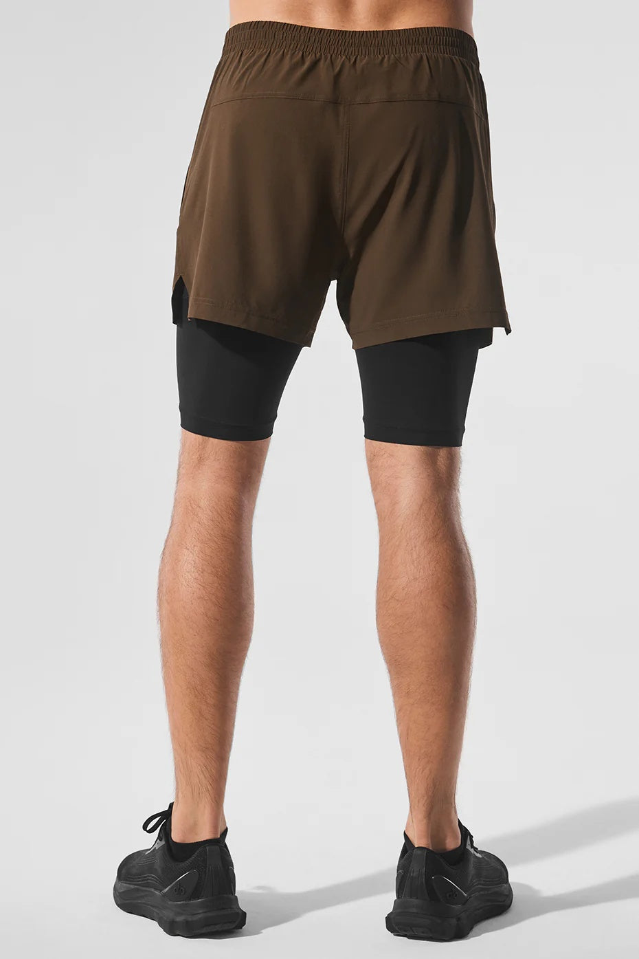 5" Revival 2-in-1 Short - Espresso/Black