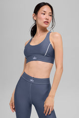 Airlift Suit Up Bra - Bluestone/White