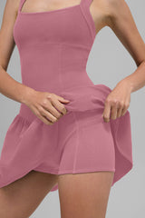 Alosoft Break Point Tennis Dress - Pink Wild Rose