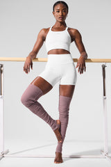 Goddess Leg Warmers - Smoky Quartz Heather