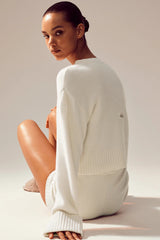 Cashmere Embrace Pullover - Ivory