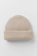 Courchevel Cashmere Beanie - Oat Heather