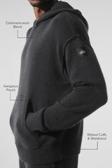 Wool Cashmere New Class Hoodie - Black