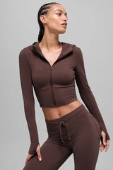 Sway Full Zip Hoodie - Brownstone