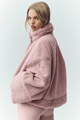 Sherpa Fireside Bomber - Pink Champagne