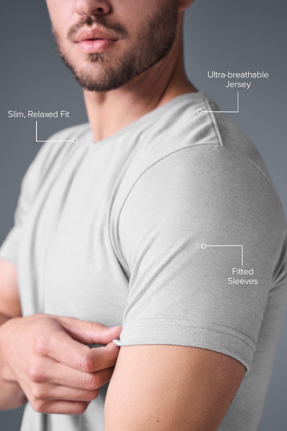 Triumph Tee - Athletic Heather Grey