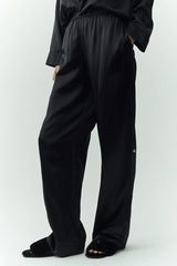 Silk Luminous Pant (Long) - Black