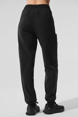 Polar Fleece Wintry Mix Pant - Black