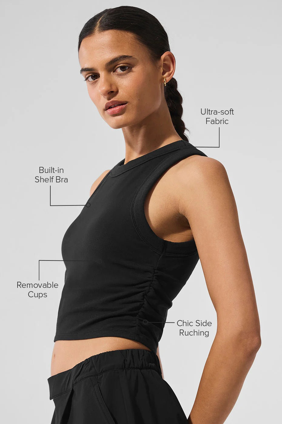Sway Bra Tank - Black