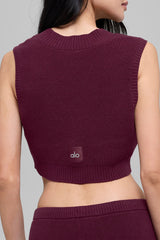 Supernatural Sweater Tank - Burgundy