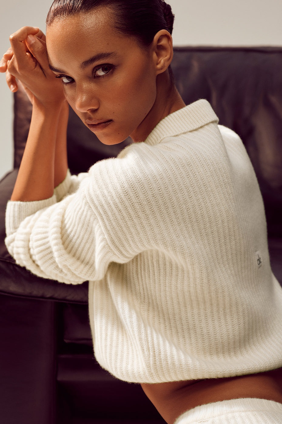 Cashmere Northstar Polo - Ivory