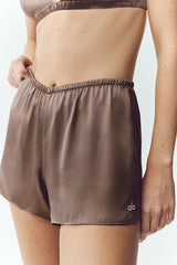 Silk Luminous Short - Alpine Cocoa