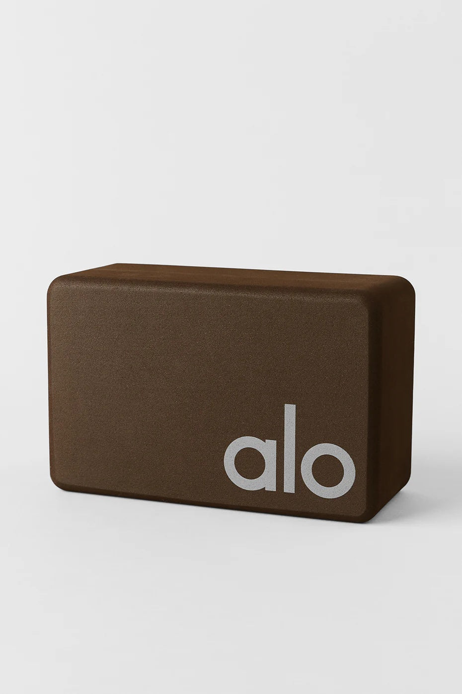 Uplifting Yoga Block - Espresso/Silver