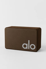 Uplifting Yoga Block - Espresso/Silver