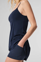 Breezy Tennis Dress - Navy