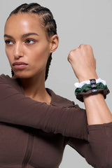 Fresh Mini Scrunchie 3-Pack - Brownstone/White/Clover Green