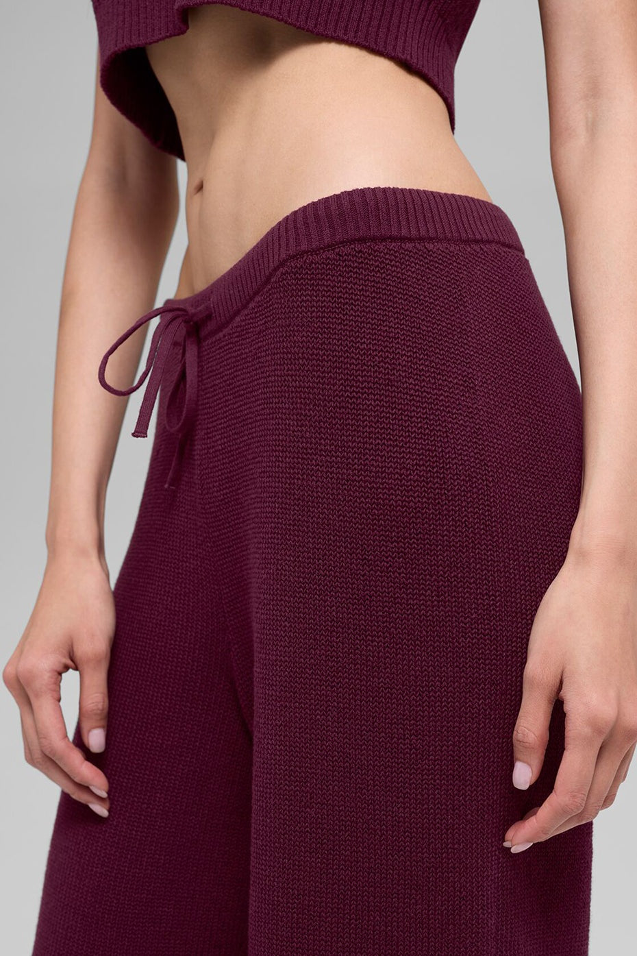Supernatural Sweater Pant - Burgundy