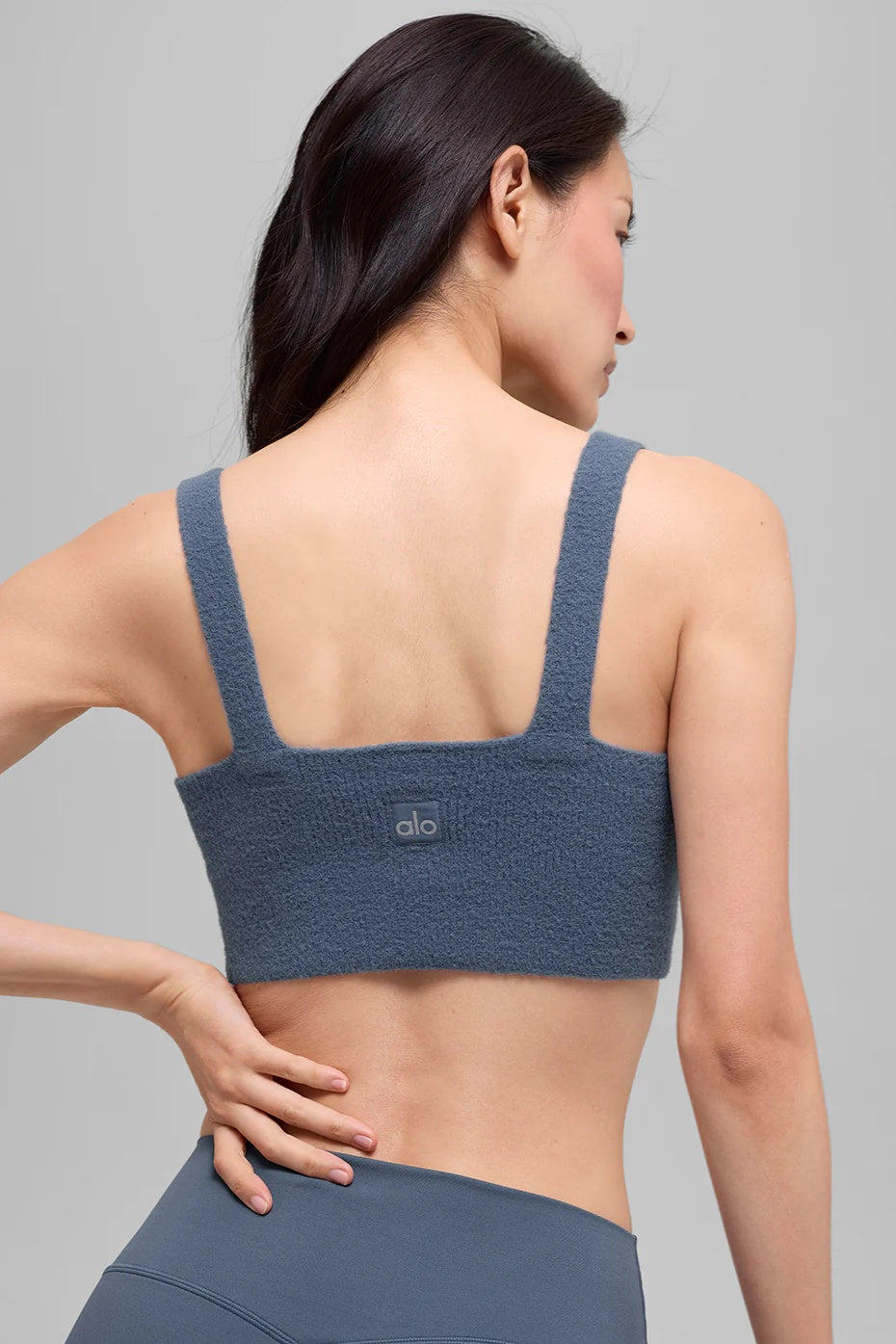 Snuggle Up Sweater Bra - Bluestone