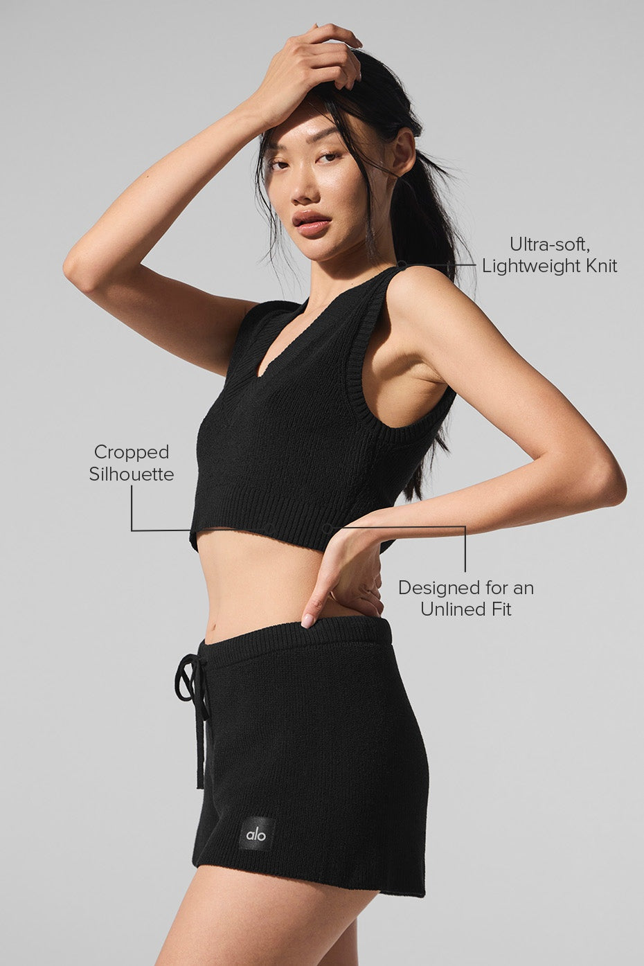 Supernatural Sweater Tank - Black