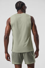 Conquer Muscle Tank - Limestone