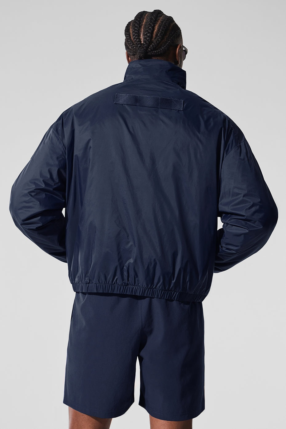 Latitude Light Weight 1/2 Zip Pullover Jacket - Navy
