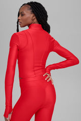 Airlift Ignite Zip Up Jacket - Bright Red