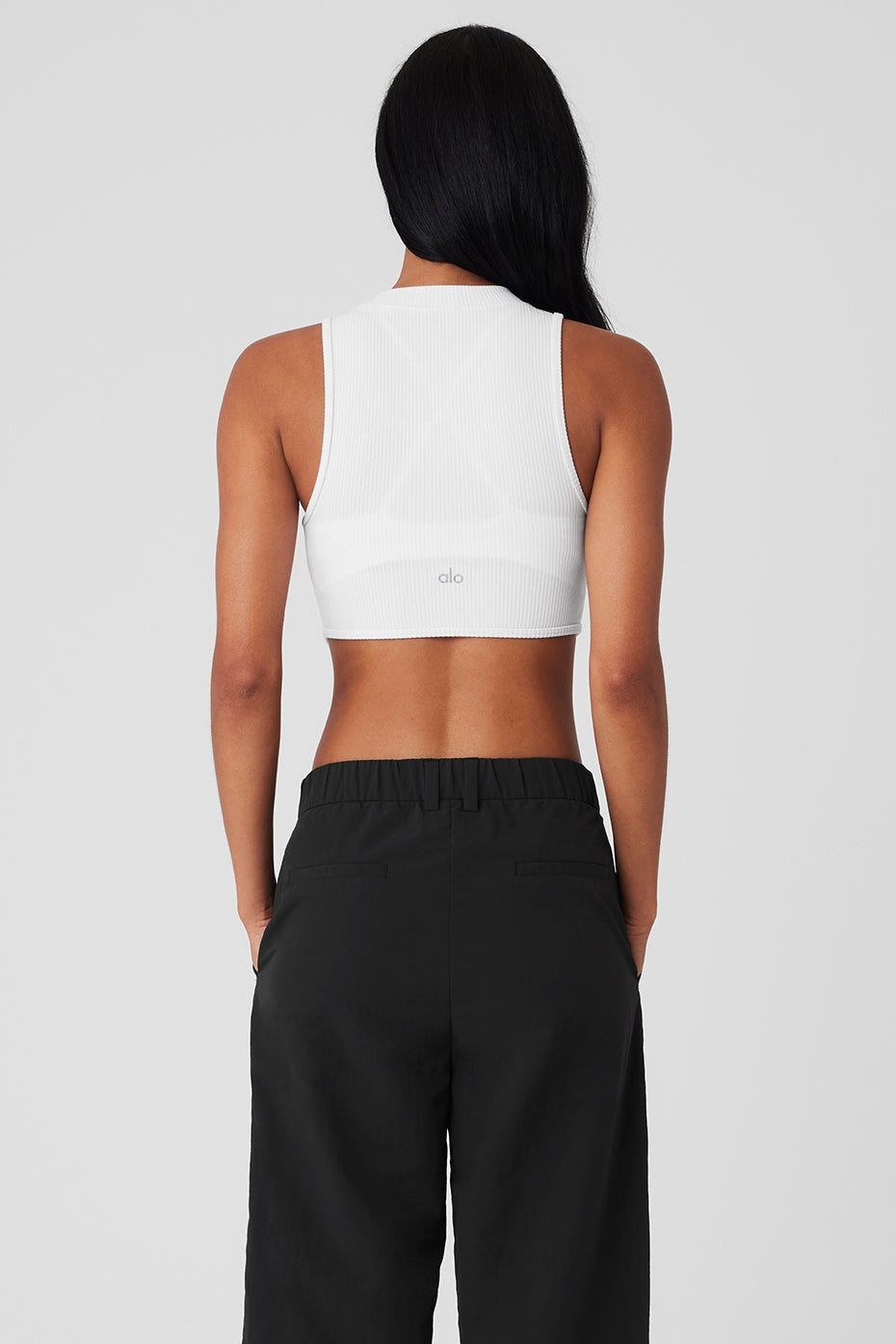 Wellness Rib Flaunt Tank - White